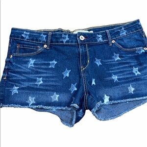 LEVIS shorty short star denim shorts size 13